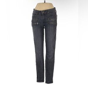 PAIGE Skinny moto jeans zipper detailing in edgmont size 27